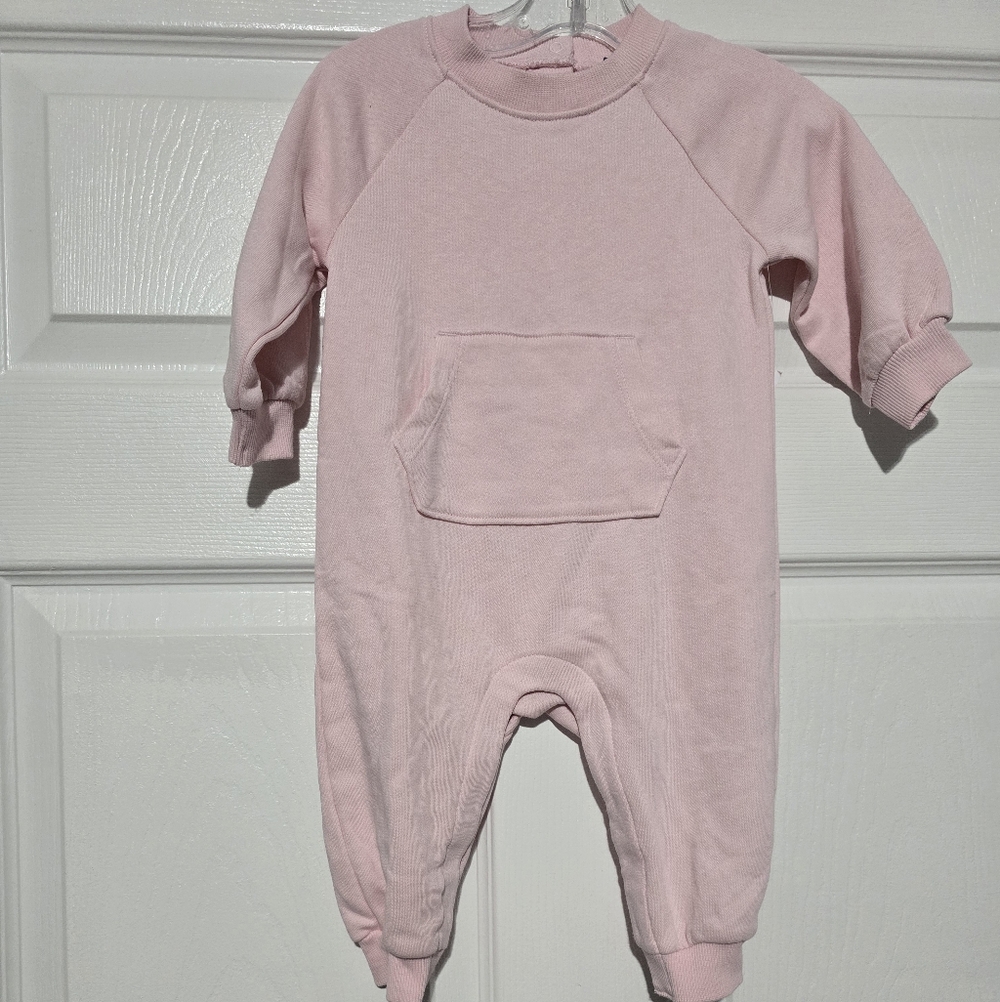 Old Navy Light Pink Baby One-Piece Footie